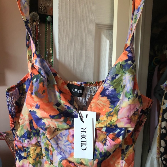 Asymmetrical Floral Dress - Picture 3 of 5